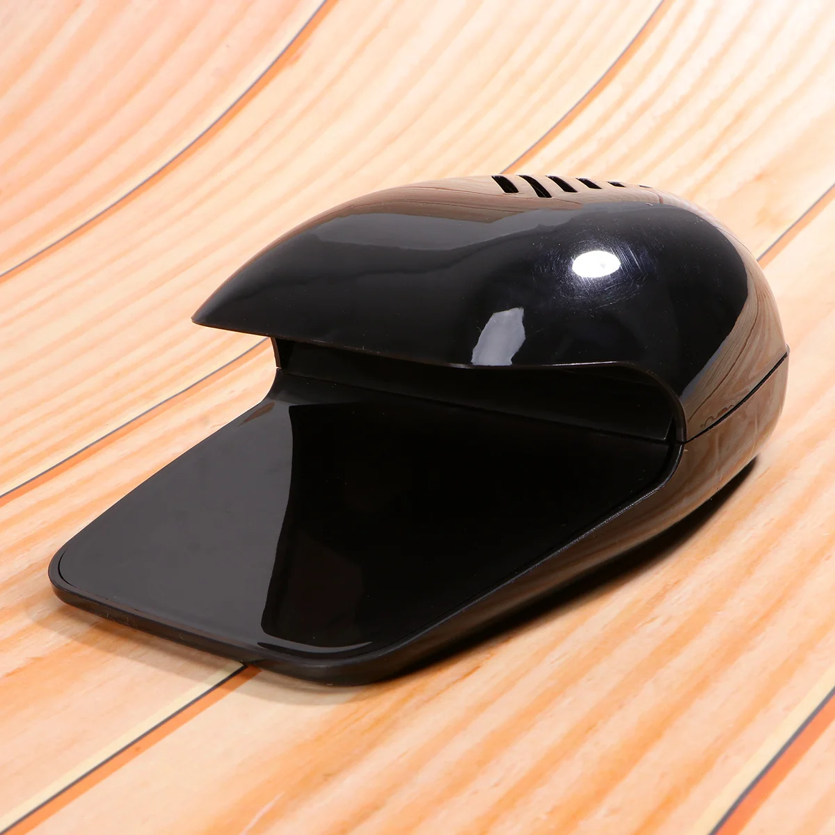 مجفف مروحة أظافر صغير يعمل باللمس، أداة احترافية لتجفيف الأظافر لصالونات التجميل مانيكير آرت ستوديو باللون الأسود