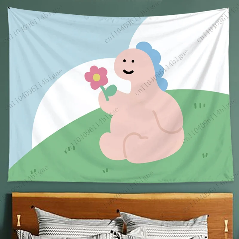 

Playful Creature Tapestry Cartoon Charm Wall Hanging Bedroom Decor Wall Art Decor Background Cloth Aesthetic Wall Hanging