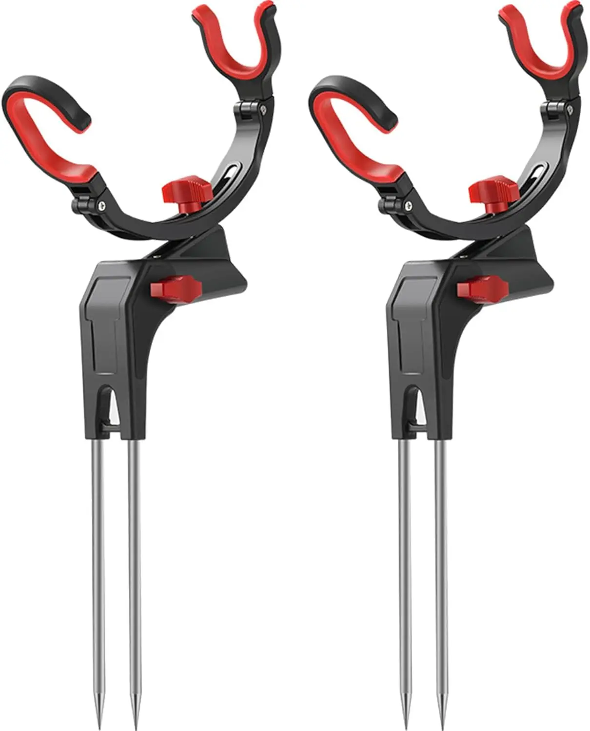

MR Topline Fishing Pole Holders 360 Degree Adjustable Fixed Fishing Rod Holder For Ground Portable Bank Fishing Rod Pod