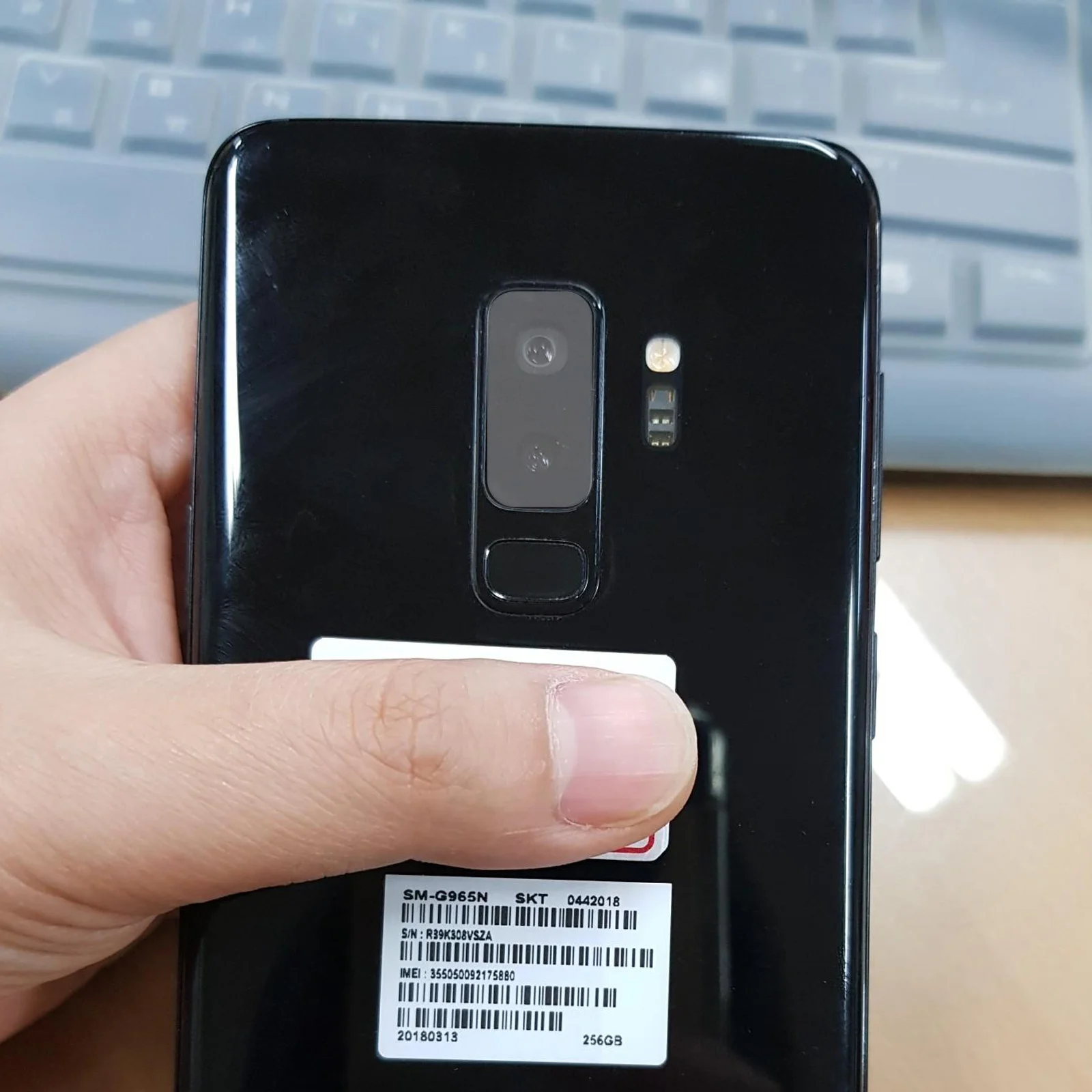 2pcs Camera Lens Tempered Glass Protectors High Definition Clear Protective Film Compatible for S9 Plus ( )