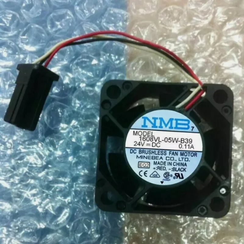 

Z FOR NMB 1608VL-05W-B39 4020 DC24V 0.08A 40*40*20MM 3-Wire Dual Ball Cooling Fan