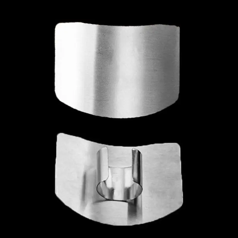 New Stainless Finger Protector Hand Protector Cutting Vegetables Finger Guard Household Finger Protector Cutting Vegetables