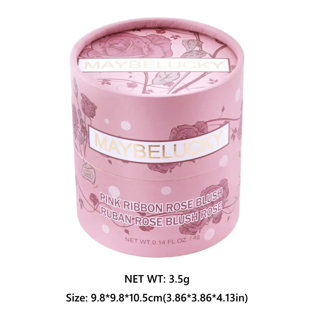 3D بتلات الورد مسحوق أحمر الخدود متعدد الألوان الطبيعية اشراق تسليط الضوء على لوحة التهيأ ماتي لون عالي الوضوح #6