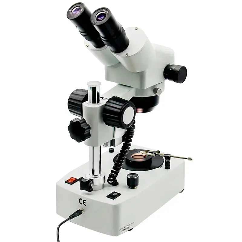 Hot Sale Binocular Stereoscopic Gemological Laboratory Optical GIA Standard Instrument Tools 10X-40X Gem Jewelry Microscope