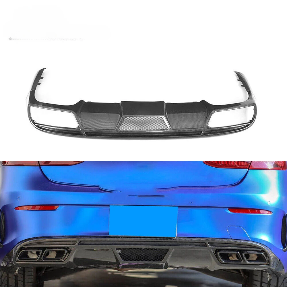 

E Class C238 Carbon Fiber Rear Bumper Diffuser for Mercedes Benz E250 E300 E400 E500 Coupe 2-Door 2016-2018