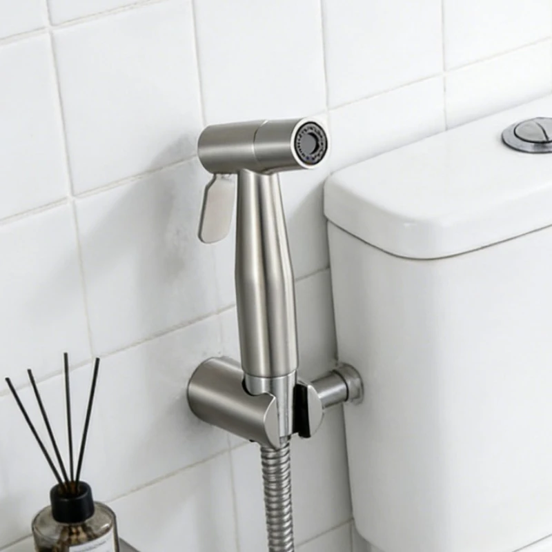 

1 шт. ручной распылитель для унитаза, насадка для биде, водяной пистолет для унитаза, нержавеющая сталь, напорный распылитель, аксессуары для ванной комнаты
