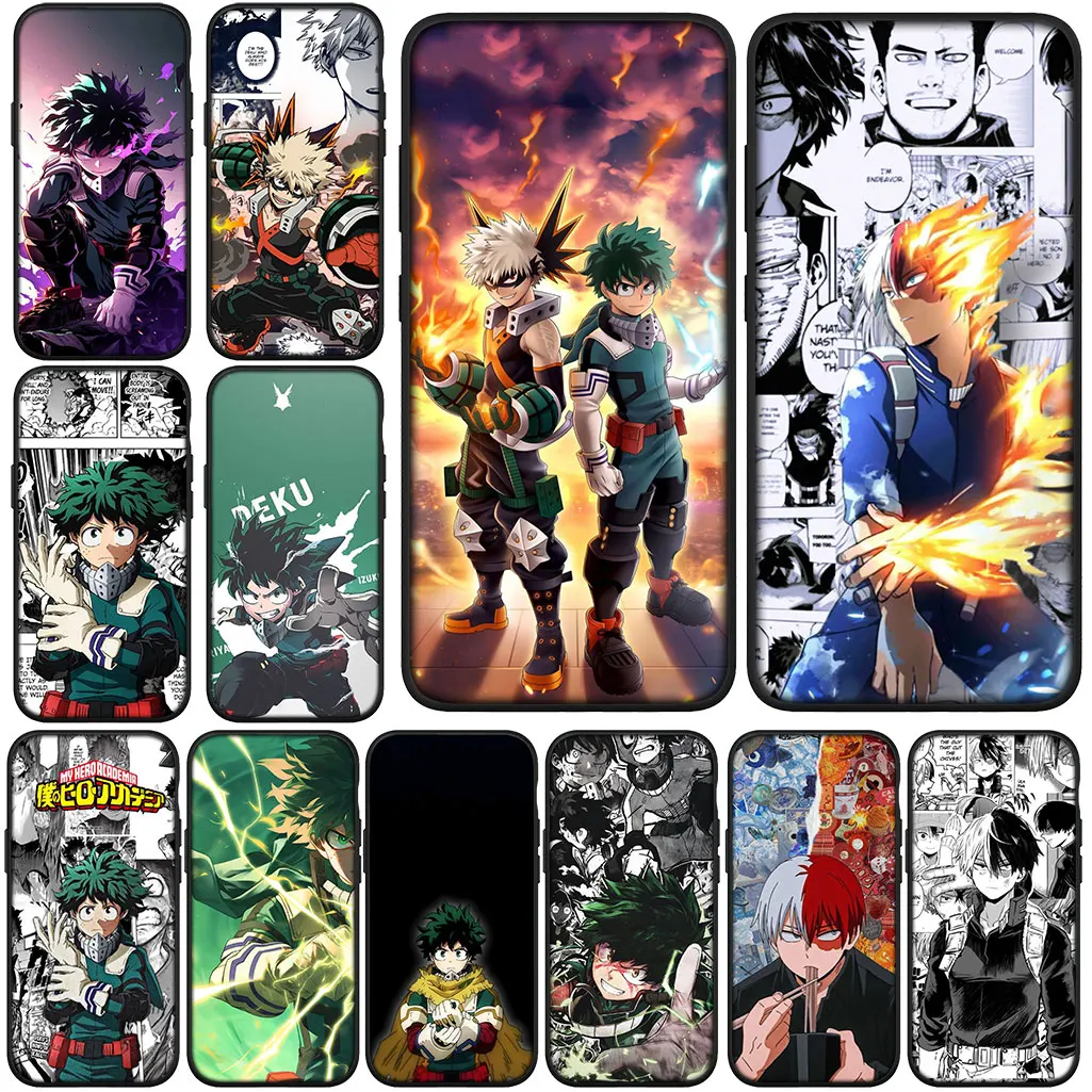Чехол для телефона Huawei P30 P20 Mate 20 Pro P10 Lite Y6P Y7A Y8S Y7 Y9 Prime 2019 Todoroki Shoto My Hero Academia Midoriya Izuku