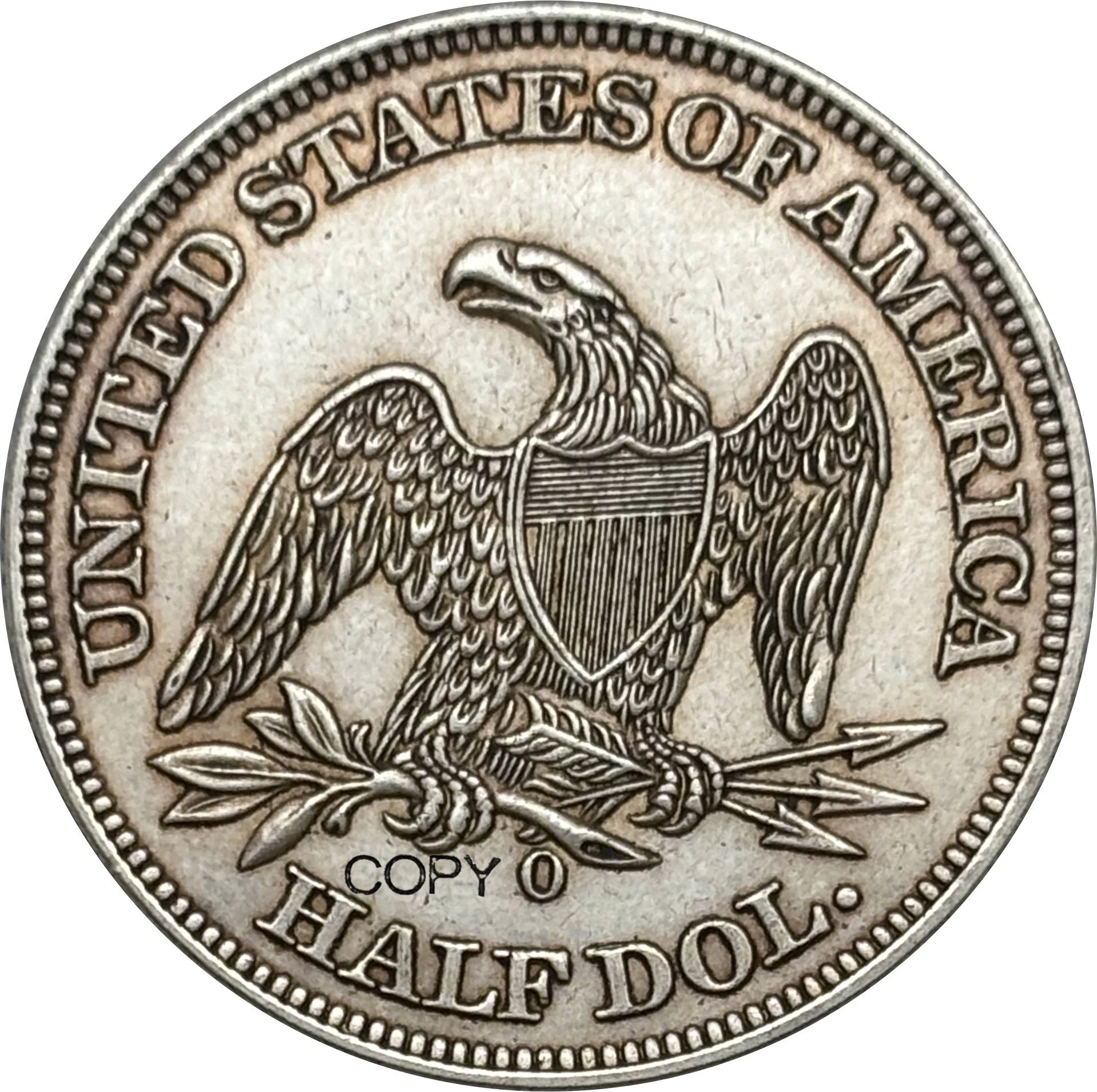 US 1842 O Small Number Seated 1/2 Half Dollar No Motto America Copy Commemorative Coin Ww2 Liberty Moneda Collectible Coins