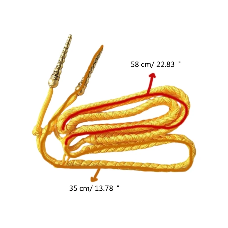 Aiguillette Shoulder Cord Traditional Braided Shoulder Badge Uniform Cosplay Accessory Costume DIY Clothing Decorations