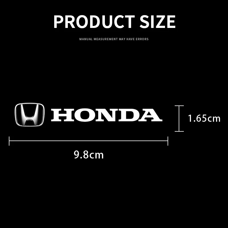 Car Brake Caliper Badge Stickers Heat Resistant Cover Decorate For Honda Vezel Fit City Civic Crider Odeysey Crosstour Jazz Jade