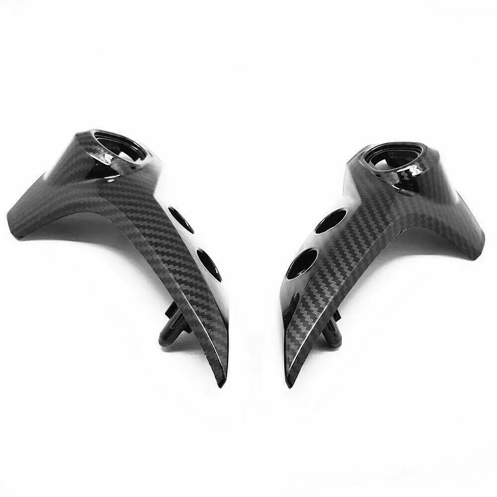 Hydro Dipped Carbon Fiber Finish Front Headlight Turn Signal & Rear Side Tail Fairing Kit For Yamaha FZ 6 FZ6 FZ-6 2004-2009 image 4