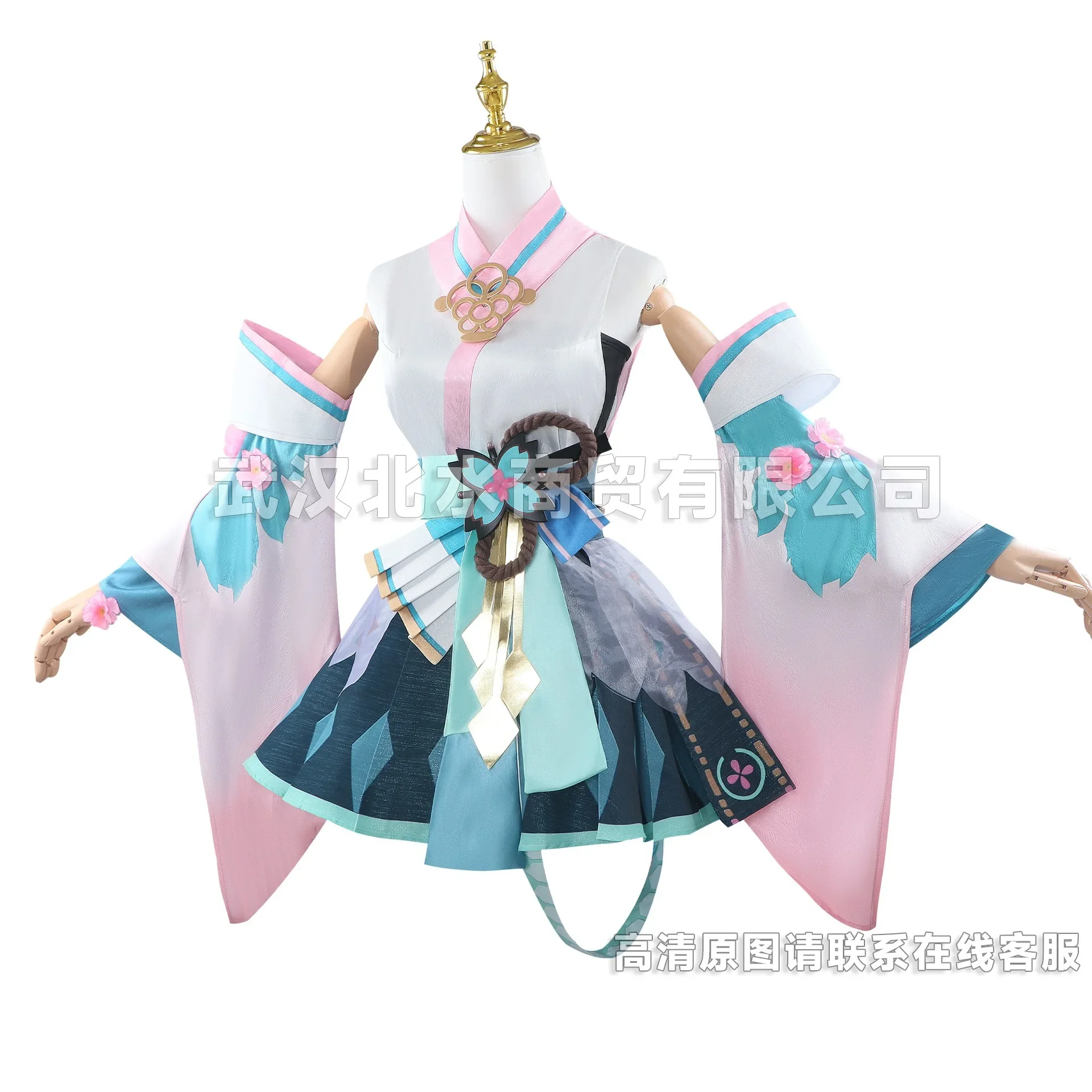 bilibili Onmyoji Hatsune Miku Cosplay Costume Wig Full Set Party Dresses Uniform  Halloween Carnival Role Play Suit for Girls