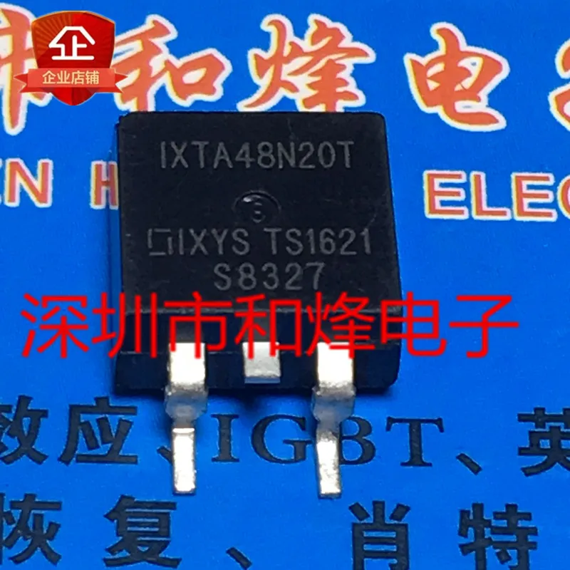 10PCS IXTA48N20T TO-263 200V 48A in stock 100% new and original