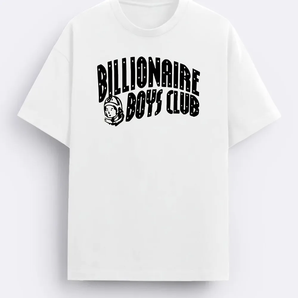 

Men's Trendy BILIONAIRE Print Short Sleeve T-Shirt Casual Round NeckMachine Washable Leisure Style Conventional Version