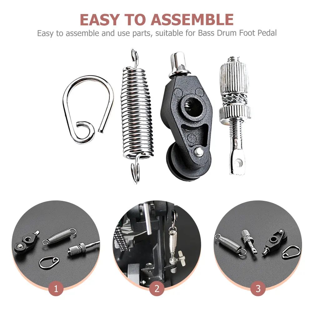 

Parts for Drum Spring Cam Tensioner Accessories Percussion Pedal Foot Bass