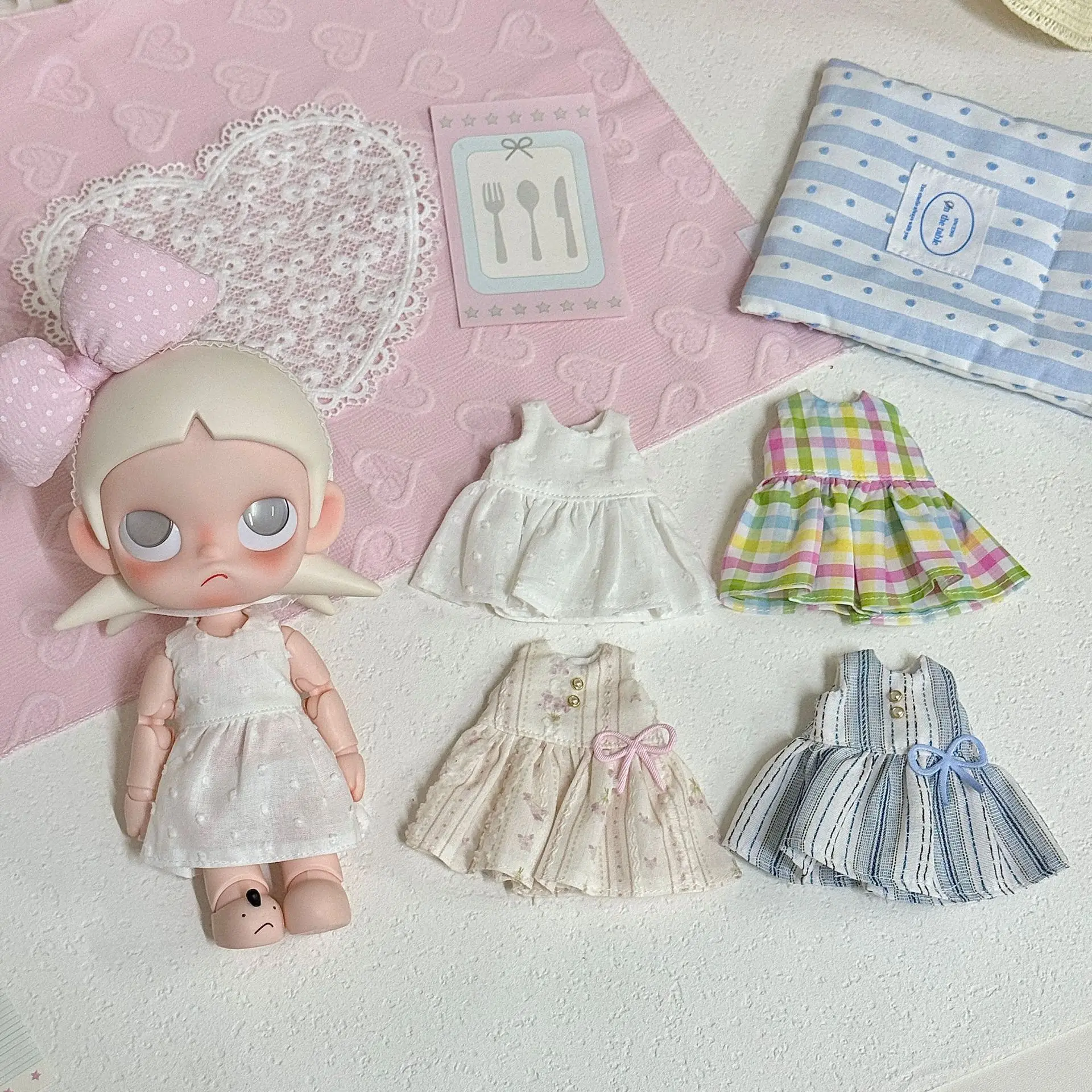Fashion Floral Print Vest Skirt Mini Doll Clothes for Zsiga Long Legs Kitty 1/6 BJD OB24 - view 4