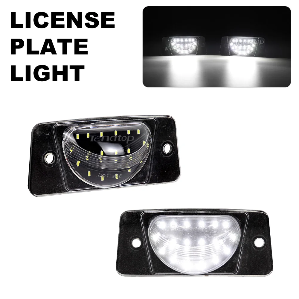 

LED License Plate Light Rear Bumper Tag Lamp for Chverolet Trailblazer GMC Enovoy 2002-2009 Oldsmobile Bravada 2002-2004