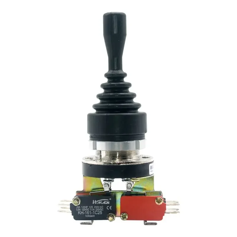 Industrial Joystick Switch 30mm 4Position Rocker Switch Momentary Spring Return Switch Cross Rocker Controller Switch