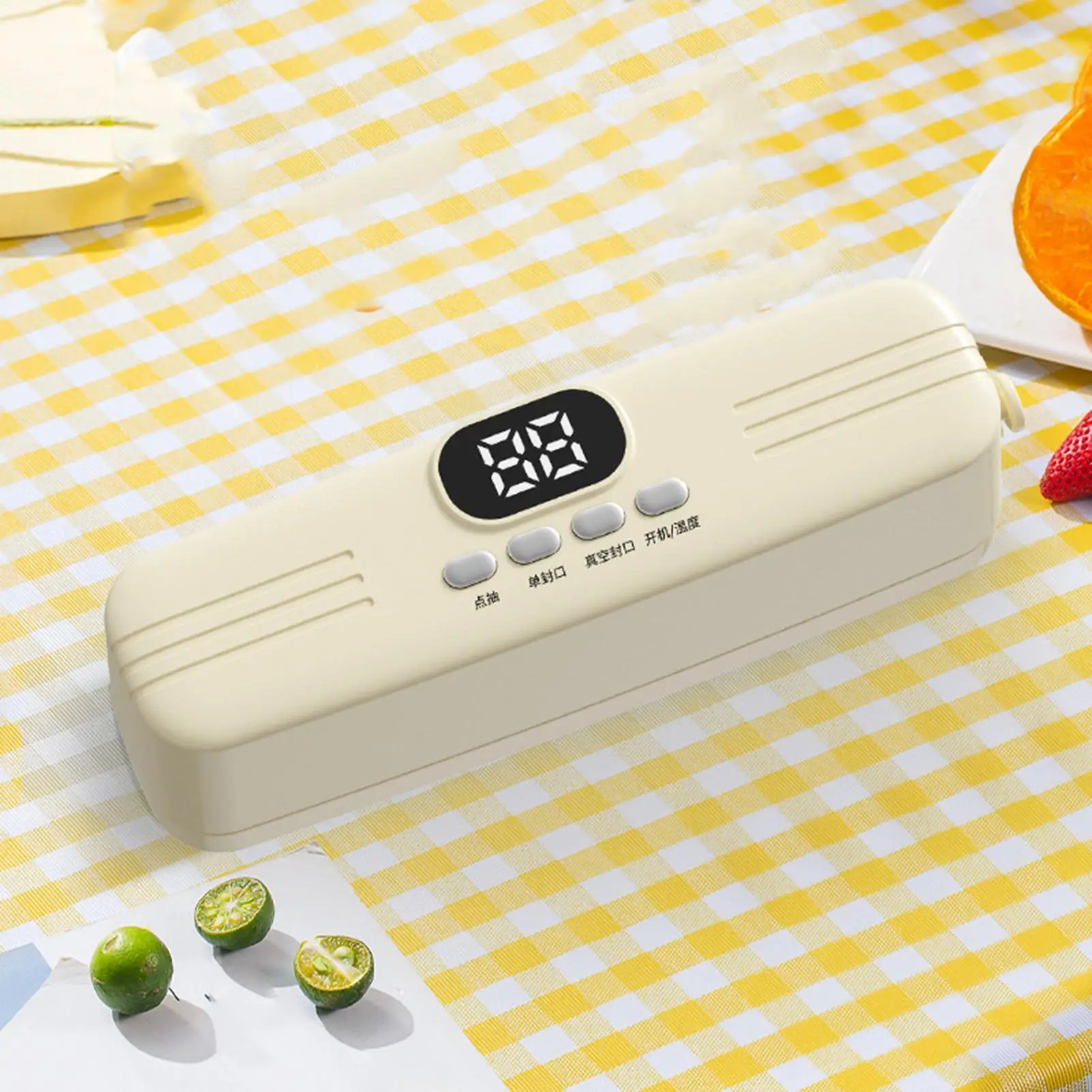 

Mini Sealer USB Rechargeable Sealing Machine Vacuum Sealer For Chips Cookie Snack Meat Kitchen Household Freshness Storage Candy
