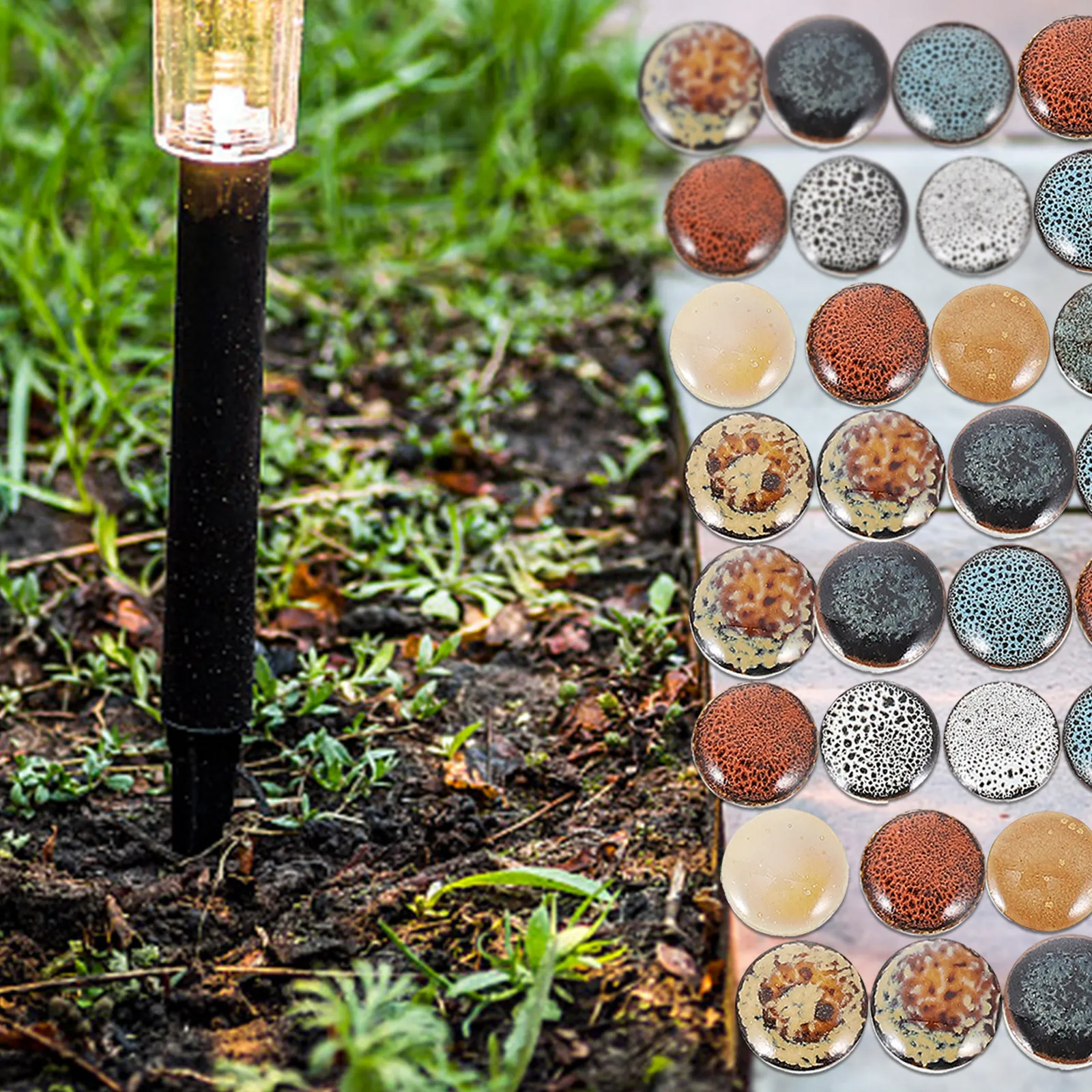 

1 упаковка керамической мозаичной плитки: высококачественные нерегулярные камни для рукоделия и декора, материал для плиточных работ