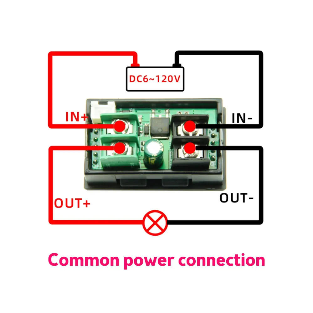 DC6 ~ 30V 20A schermo a colori LCD IPS ad alta definizione da 1.14 pollici strumento di misurazione multifunzione nove in uno schermo a colori LCD