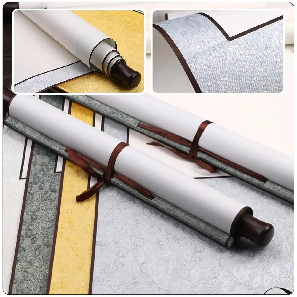 Rice Paper Scroll Professional Blank Multi-function Xuan Portable Calligraphy Supply Household Write Accessory Rolling