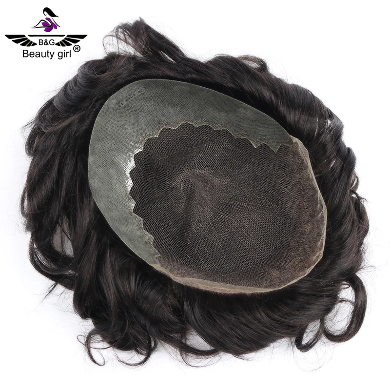 

In Stock Size 8x10 Indian Remy Human Hair 80% Density Hair Pieces Replacement System For Women Dark Brown Color
