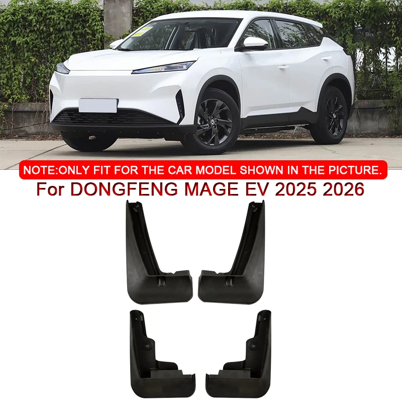 

For DONGFENG MAGE EV 2025 2026 Car Styling ABS Car Mud Flaps Splash Guard Mudguards MudFlaps Front Rear Fender Auto Accessories