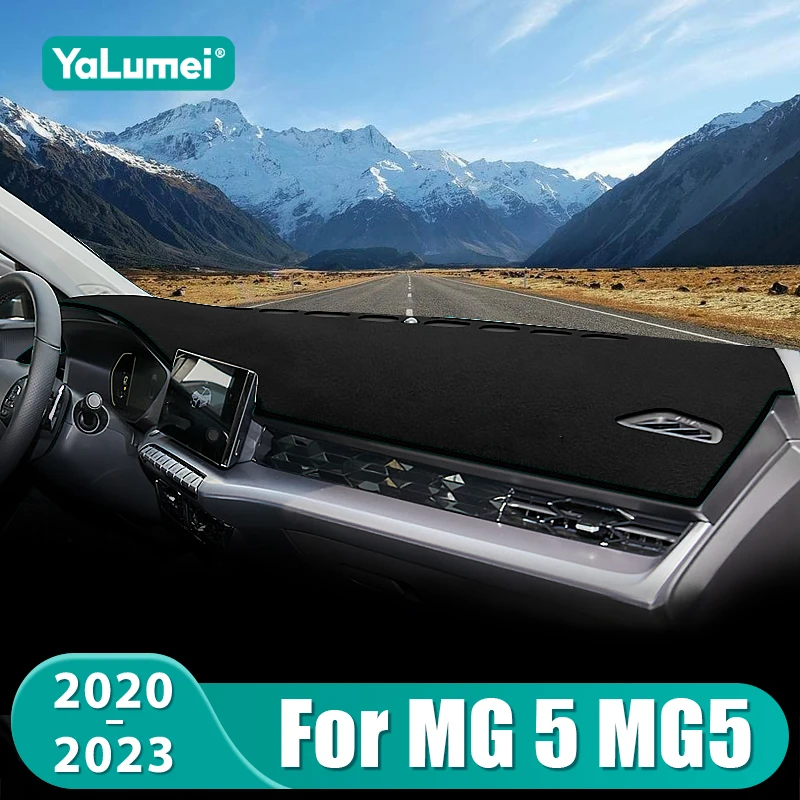 

Для MG 5 MG5 2020 2021 2022 2023: Коврик на приборную панель, солнцезащитный козырек, нескользящее покрытие для приборной панели, аксессуары
