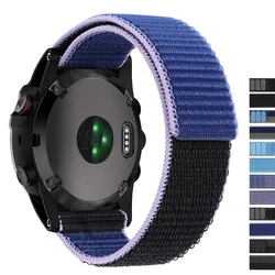 26mm 22mm Hook Loop Nylon Strap For Garmin Fenix 7 7X Pro 6/Epix Pro Gen 2 47mm 51mm/Enduro/TACTIX/Forerunner 965 955 Watch Band