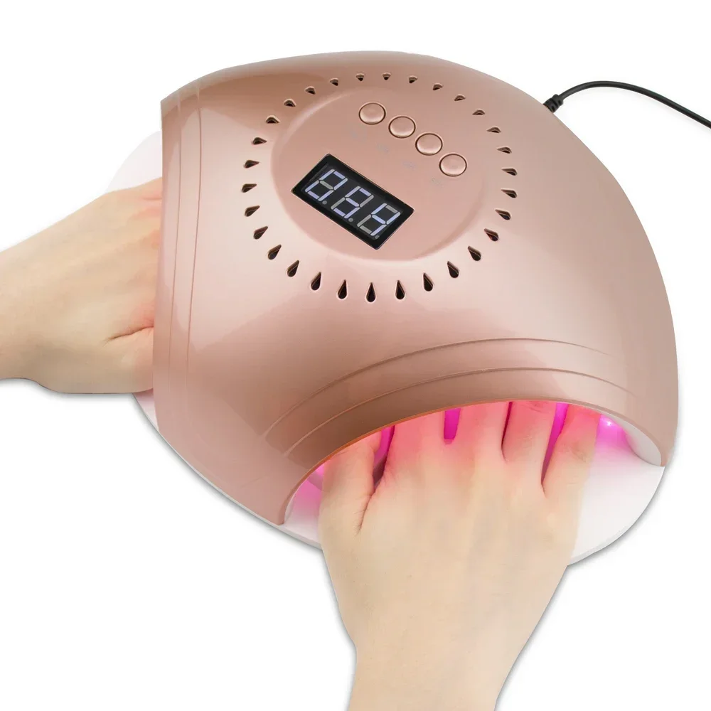 White/Rose Gold UV lamp GRS Certification RED Light Two Handed 48W 2in1 LED Nail Professional Nail Dryer