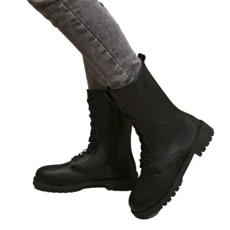 

2024 women Female Boots Genuine Leather Boots Waterproof Boots Winter Snow Shoes Warms Increase Female Casual Shoes women shoes