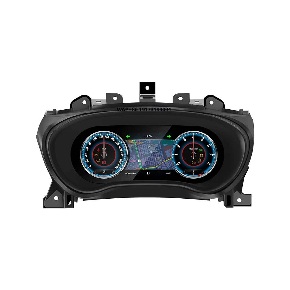 

12.3'' Digital Cluster for Malibu 8.5th Generation 2015-2018 LCD Dashboard Instrument Panel Speed Meter Cockpit Player