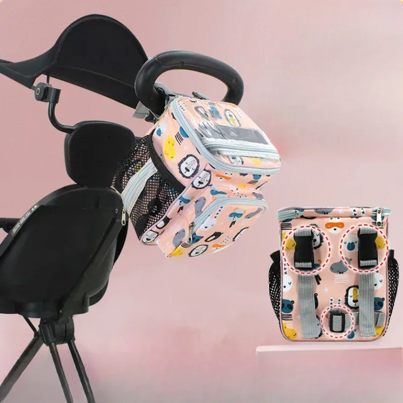 

Diaper Baby Nappy Bag Stroller Accessories Outdoor Travel Nappy Water Cup Holder Large Capacity Oxford Stroller Bag Mommy Bags