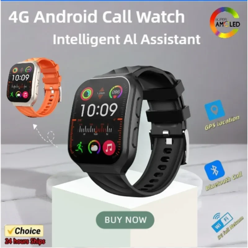 

4Gfull сетевой изогнутый экранSIM умные часы2.04 AMOLED Bluetooth часы аккумулятор браслет с NFC GPS фитнес-трекером