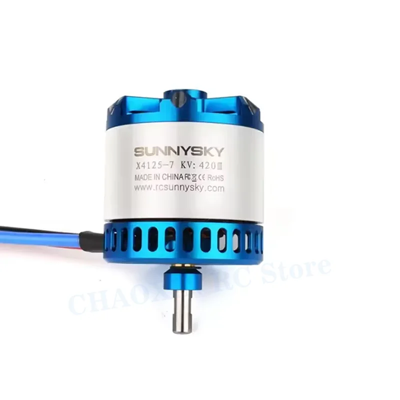 SunnySky X Series V3 X4125 KV210/KV420/KV440/KV480/KV515/KV610 Brushless Motors For 70E 3D 3A Racing Drone Fixed Wing