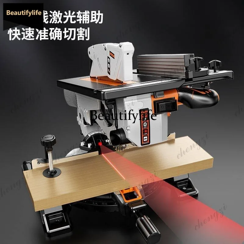 Q181 compound saw 10 inch woodworking miter saw table saw dual-purpose integrated machine multi-functional cutting machine