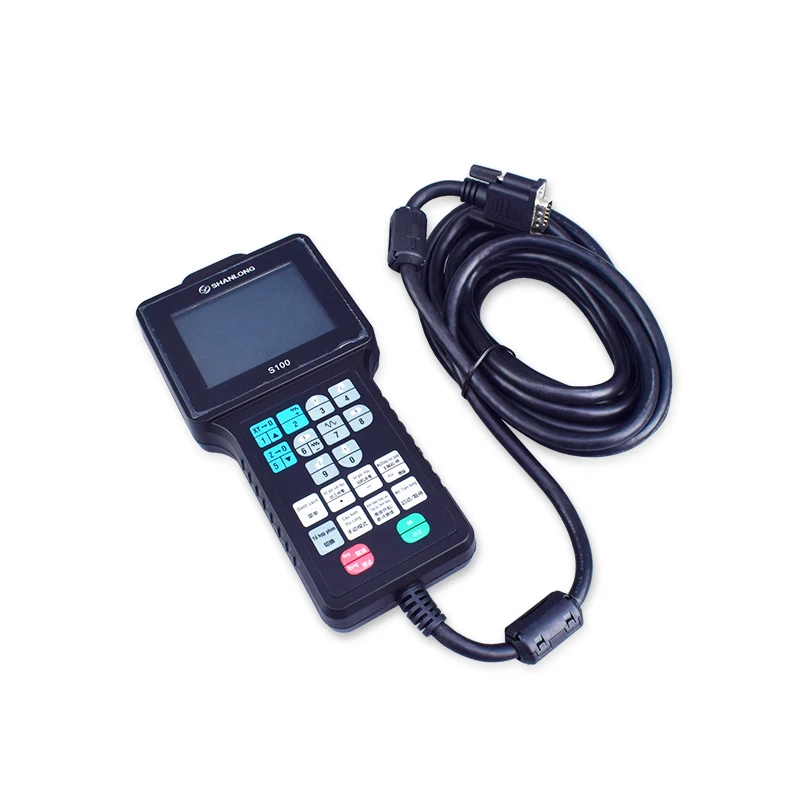 3axis Controller Handle CNC System Shanlong S100 DSP Hand Motor Controllers with Aluminum Structure and Smart Control System