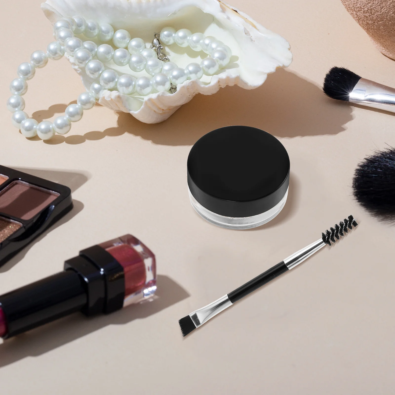 

Black Waterproof Eyebrow Gel Longlasting Brow Shaper Smudgeproof Sweatresistant Natural Voluminous Look For All Skin Tones