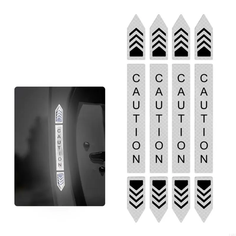 

Car Door Reflective Tape Warning Sticker for Night Safety Decorative Enhancement