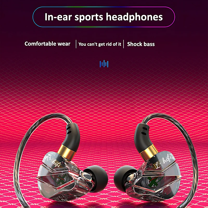 HIFI Wired Earphones 3.5MM AUX - Type C Wired Earphones With Mic 评论和价格