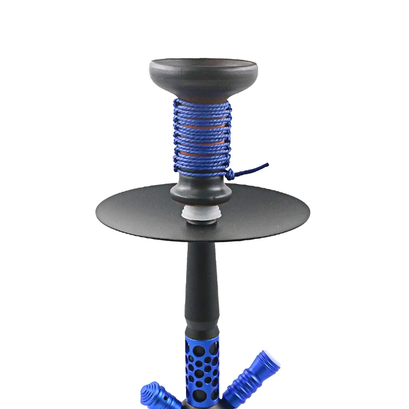

1PC Hookah Tobacco Oblako Ceramics Bowl 1 Hole Large Hookah Bowl with Rope Narguile Shisha Cachimbas Water Pipe Accessories