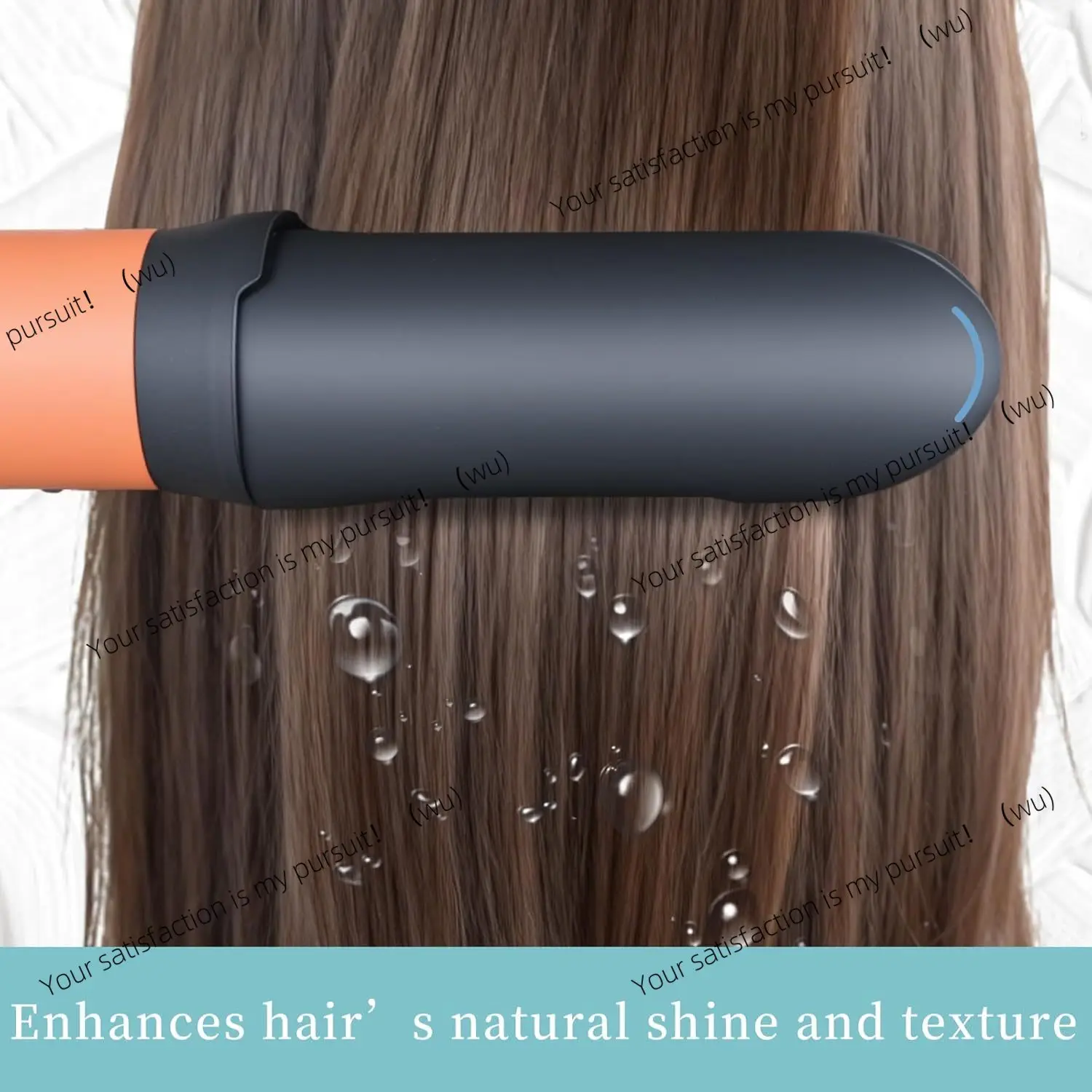 Gentle Airflow Hair Smooth Attachment Compatible with Dyson HS01/05/08 Airwrap Sleek Polished Hair Straightener Access