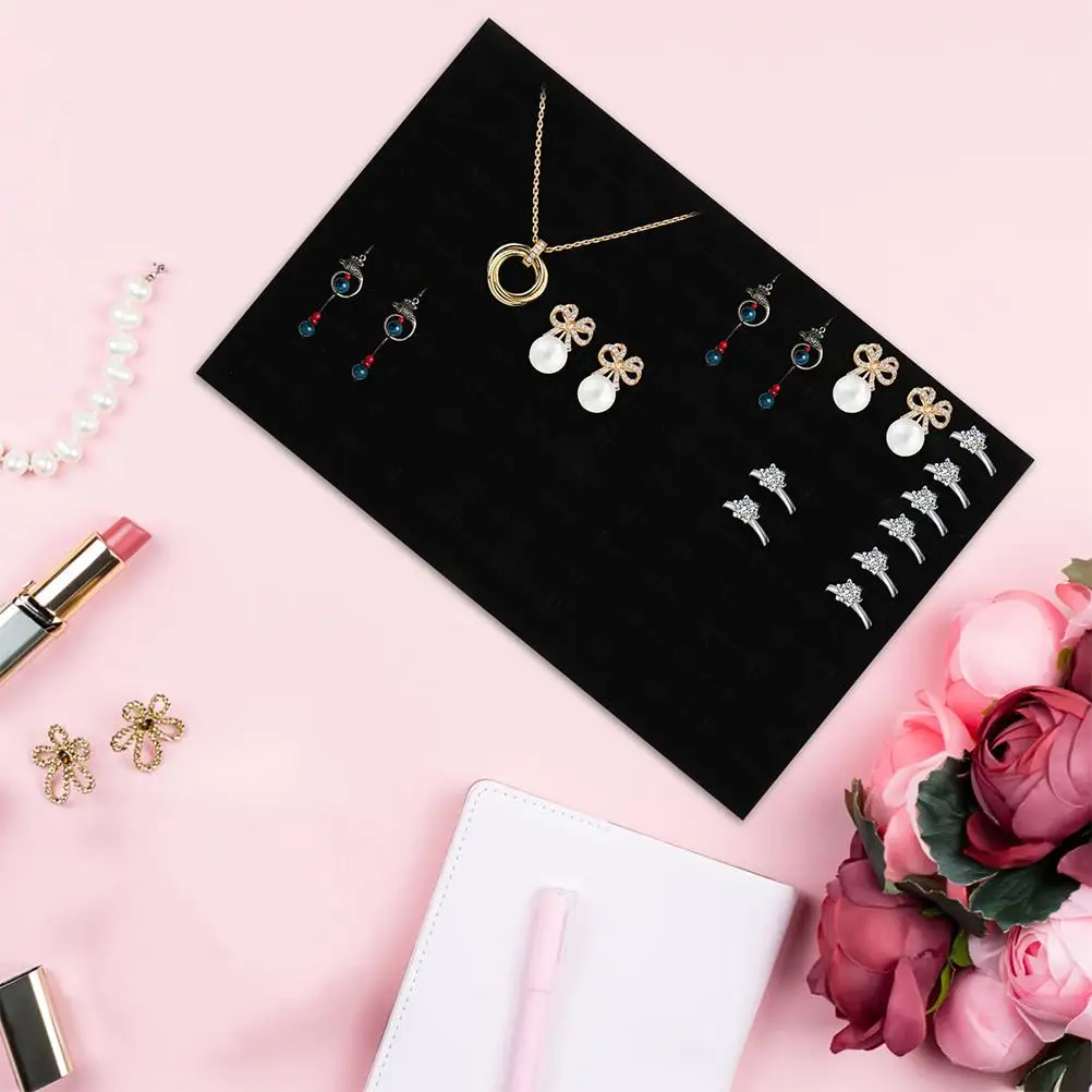 10 Pcs Jewelry Box Pad Sponge Insert Tray Earring Display Holder Bracket Organizer for Pads