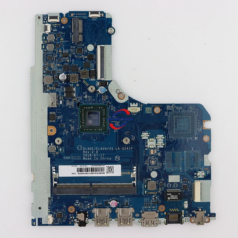 For Lenovo Ideapad 130-15AST Laptop Montherboard 81H5 CPU:A9-9425U UMA FRU:5B20R34468 5B20R34459 LA-G241P Mainboard Test Ok