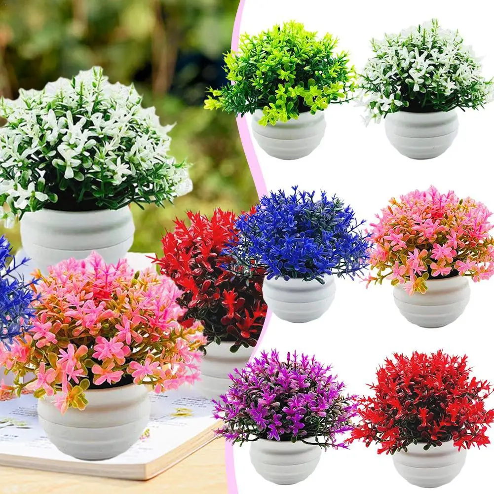 1 Artificial Plant With Plastic Basin Perfect For Home Decoration Office Desk Living Room And Bedroom Decoration