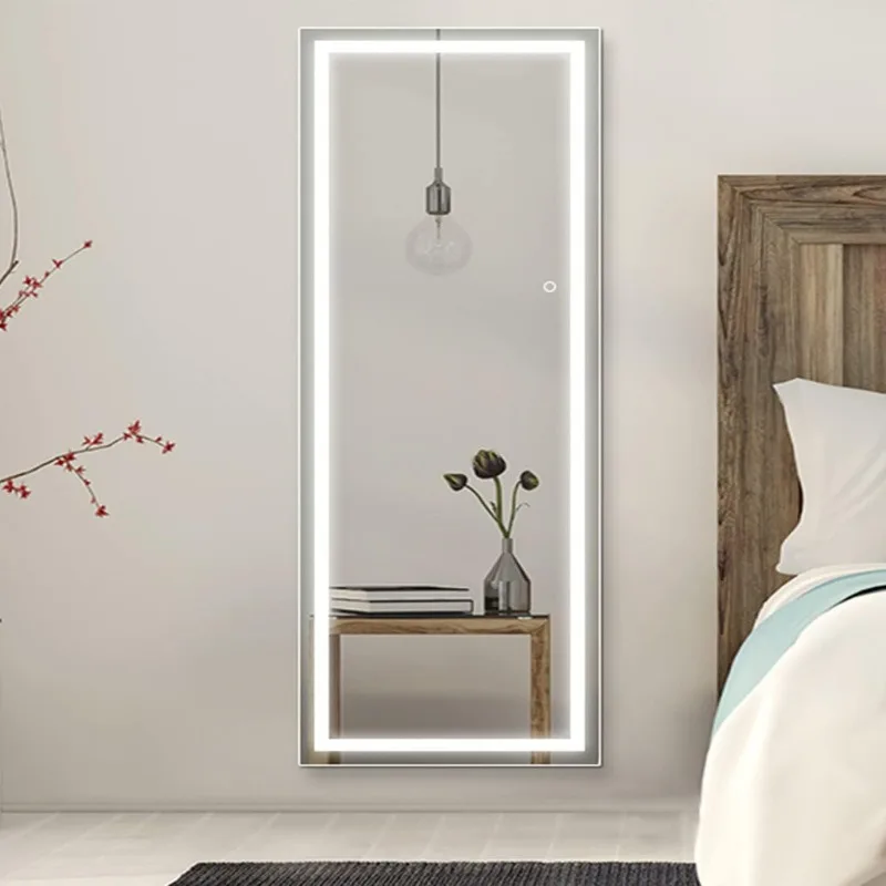 65"x 22" Full Length Mirror with Lights, LED Full Length Mirror, Lighted Full Body Length Light up Mirror Touch, Free Standing