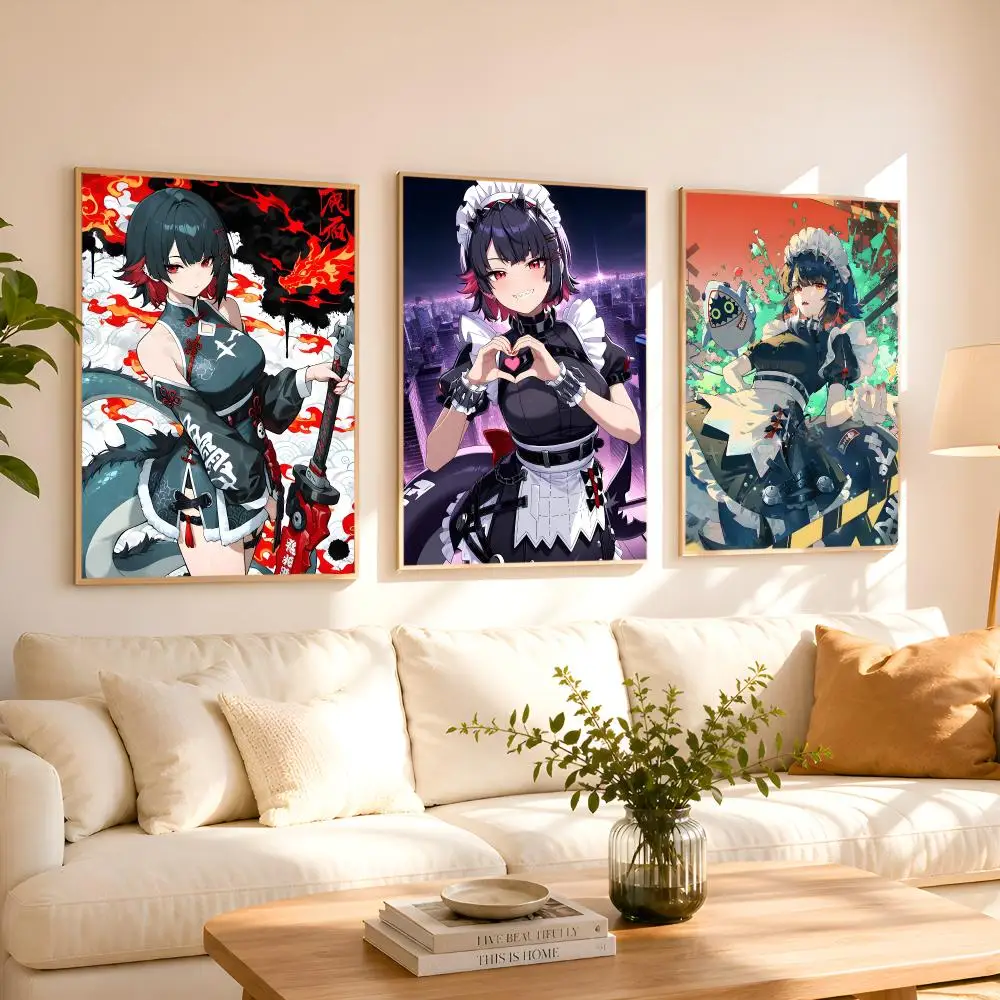 Zenless Zone Zero Ellen Joe Poster 1PC HD Matte Peel And Stick Wall Decor For Bedroom Living Room Dorm Office
