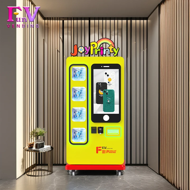 New vending machine suitable for any area, DIY mobile phone case automatic printer vending machine