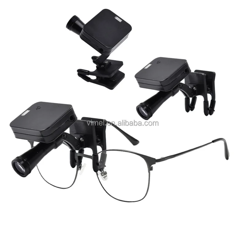 Medical Dental Wireless Portable LED Headlight Non-slip Clamp 5W High Brightness